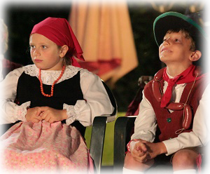 Costumi bambino Arlecchino Bergamasco