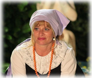 Donna Arlecchino Bergamasco