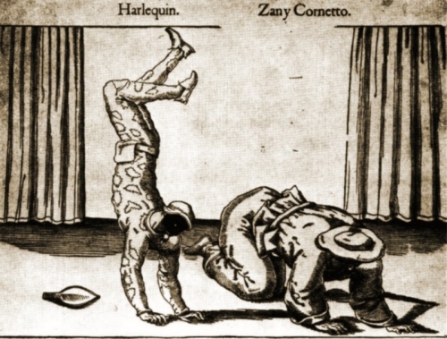 Raffigurazione parigina di Arlecchino della fine del '500